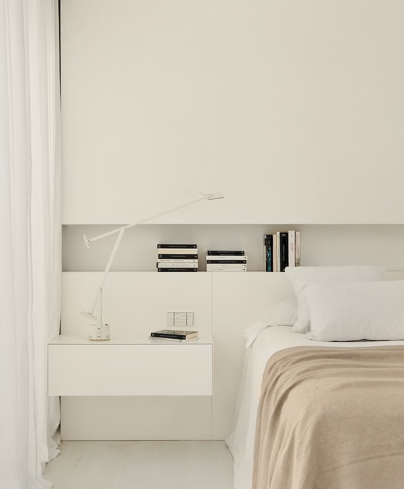 La maison Silencio conçue par Lorna de Santos dans la chambre à coucher de Madrid